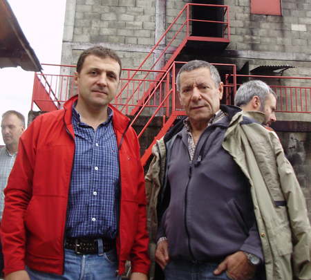 Rafael Moledo y Jos Rodrguez, responsables del equipo de Bomberos de Vigo