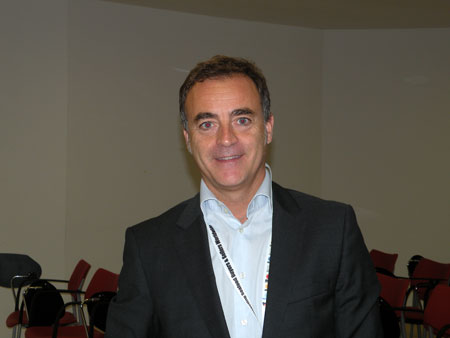 Josep Antoni Valls, director adjunto de Alimentaria Exhibitions, durante la entrevista concedida a Interempresas