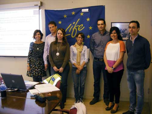 Assistants to the Kick-off meeting (or meeting of start) of the project Life+