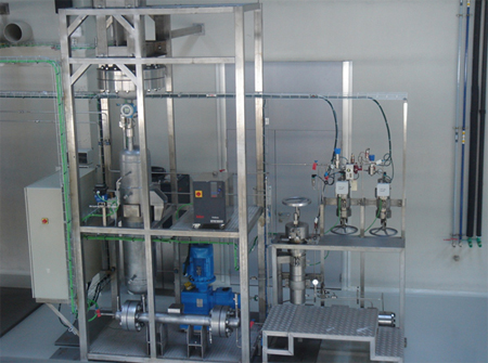 Complete plant of extraction equipment equipment of solid product