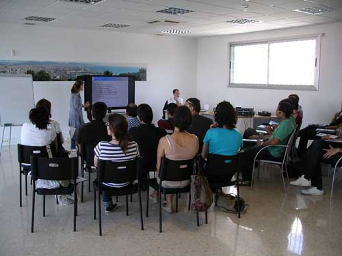 Aula de formacin en las nuevas instalaciones de Cesva Instruments