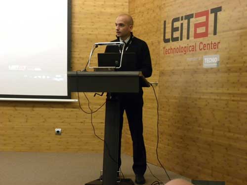 Sergi Artigas, director de Estrategia en Innovacin del Centro Tecnolgico Leitat, present el acto
