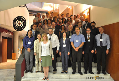 Foto de grupo del encuentro de Eurotapes celebrado en Barcelona en septiembre de este ao