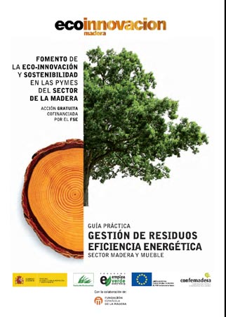 Portada de la nueva 'Gua prctica de gestin de residuos y eficiencia energtica en el sector de la madera y el mueble'...