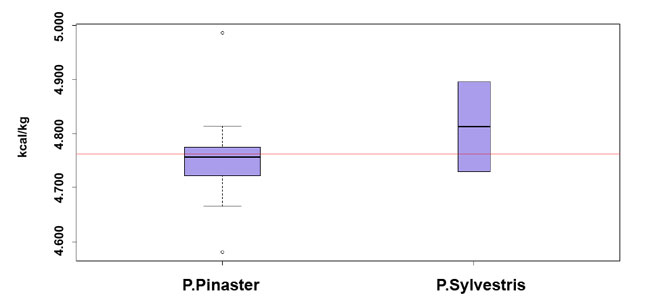 Figura 3: Diagrama de Cajas y Bigotes para el PCI en base seca