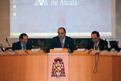 Pedro Rodrguez, Jos Antonio Gutirrez de Mesa y Eloy Garca durante la apertura
