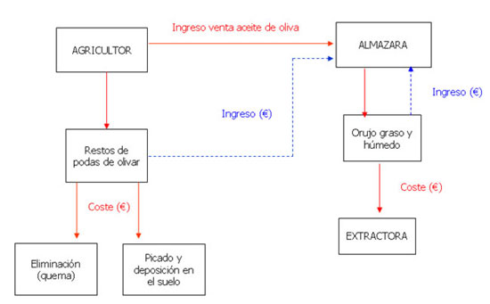Figura 1. Modelos de explotacin del olivar tradicional y propuesto. Fuente: Elaboracin propia