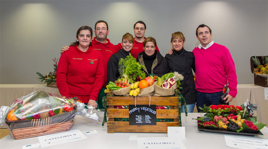 Ganadores del V Concurso de Cestas de Frutas y Hortalizas de Asomafrut
