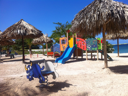 Parque infantil en el Hotel Gran Baha Prncipe de Jamaica