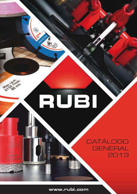 Rubi ofrece una información detallada de sus productos a través del catálogo  general 2013 - Arquitectura y Construcción
