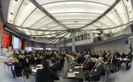 Panormica de la rueda de prensa en la que se present la Hannover Messe 2013 y la Metropolitan Solutions