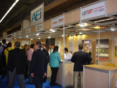 Stand de la AEI Txtils en Techtextil Frankfurt (junio 2011)