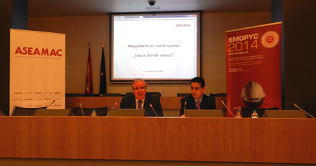 De izquierda a derecha: Juan Lazcano, presidente de la CNC, y Juanjo Torres, presidente de Aseamac