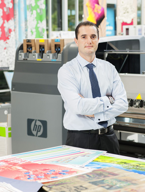 scar Vidal, Regional Business Manager de HP Sign&Display para el sur de Europa