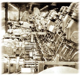 Lnea transfer para el mecanizado de culatas de automvil (1948) Foto: Archivo Patxi Aldabaldetrecu