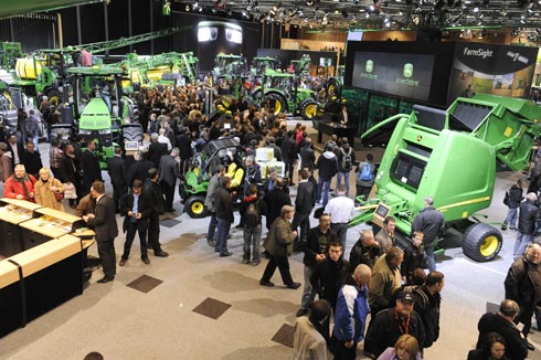 La afluencia al stand de John Deere fue masiva durante toda la feria