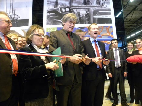 La inauguracin de SIMA 2013 corri a cargo del ministro de Agricultura de Francia, Stphane le Foll