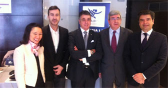 Marta Machado, Pedro Serrano, Mauricio Pasca, Jos Mara Rubio y Emilio Gallego en el encuentro de SILB-Fipe