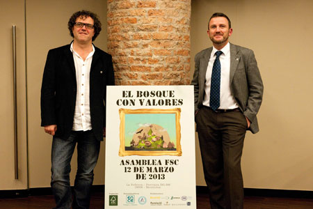 Enrique Segovia, presidente de FSC (izquierda), junto a Gonzalo Anguita, director ejecutivo de FSC