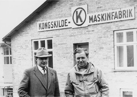 Mogens Petersen y Hans Tyndeskov, fundadores de Kongskilde en 1949