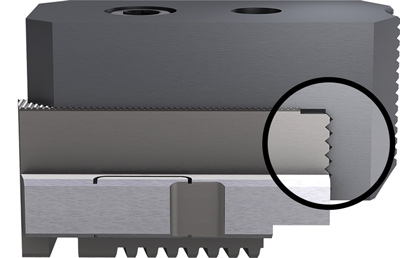 The harps supletorias patented by Schunk ensure a high precision even with small diameters