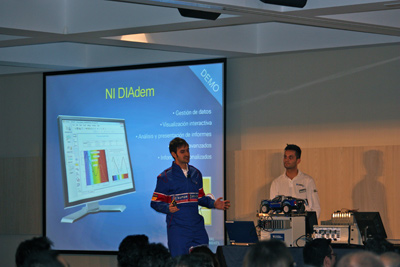Claudio Guido y Javier Snchez presentaron la familia de productos CompactDAQ