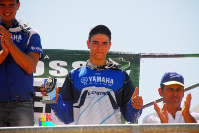 De la Rica va pujar al podi en la categoria de Mx-2, destacant amb una superba actuaci