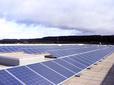 Instalacin fotovoltaica de Gamma Solutions con mdulos Conergy en La Rioja