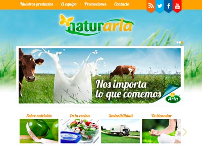 La web de Naturarla cuenta con diversos recursos que la convierten en una referencia dentro del sector de la alimentacin y la salud...
