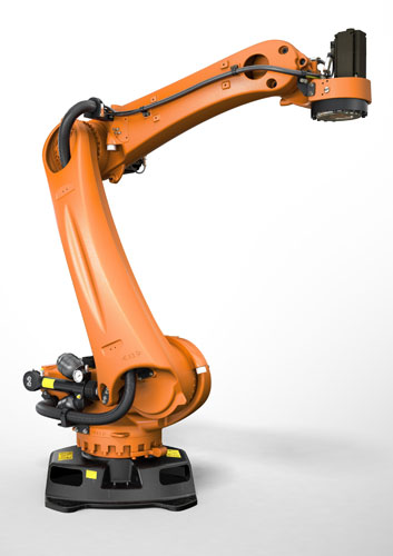 Robot para el apilado de tableros Kuka KR 180 R3200 PA de la serie KR Quantec