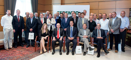 Foto de grupo de los asistentes a la Asamblea General 2013 de Fedemco