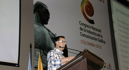 Miguel Menndez en la Conferencia sobre Impresin Automatizada Cali 2012