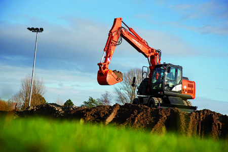 La nueva excavadora de ruedas ZX140W-5