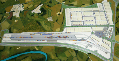Actualmente en Cimalsa estn trabajando en el Plan Director Urbanstico del futuro Logis Intermodal Empord...