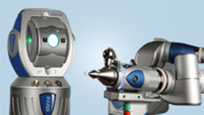 El FaroTrackArm une el Faro Laser Tracker Vantage, cuyo alcance es hasta 80 m, con toda la gama de productos de FaroArm