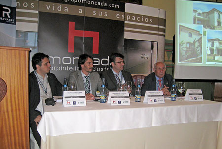 De derecha a izquierda: Jos Arcos, Jos Miguel Moncada, Carles Moliner y Alex Peal