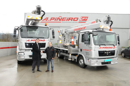 Delivery of two new platforms to Alberto Pieiro Lift