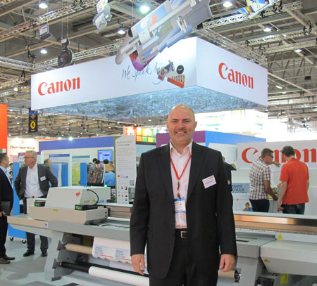 Francisco Calvache, director de Wide Format Printing Systems para el Grupo Canon