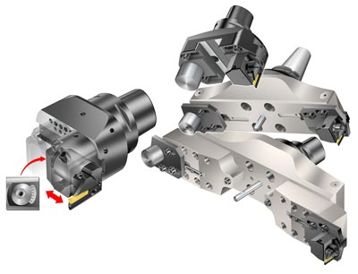 The range of slotted front CoroBore 825 SL with Coromant Capto