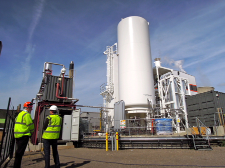 Scottish and Southern Energy (SSE) operan la planta LAES, situada en Slough Heat & Power...