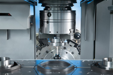 Optional measurement: A probe located outside the machining zone carries out quality control procedures...