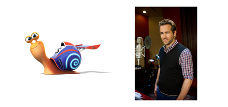 Ryan Reynolds pone la voz al caracol Turbo