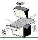 Figura 5. Direcciones de manipulaci�n de la pieza durante el proceso de plegado
