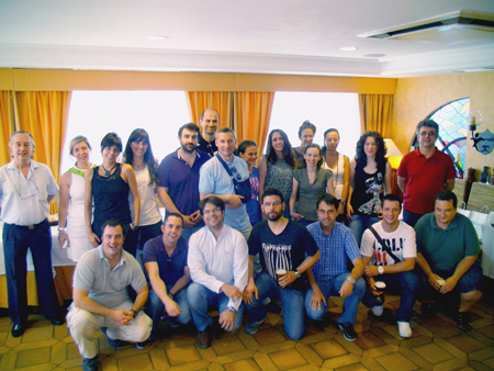 Students of the course I of expert in air conditioning