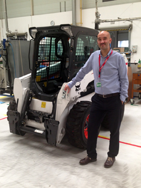 Joseph square, Vice President of compact machinery in Doosan Infracore Construction Equipment for the EMEA area