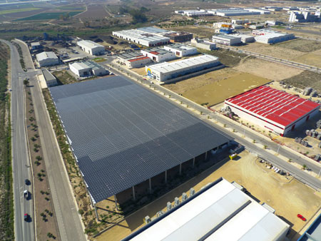 La nave de Alhama de Murcia, de estructura de hormign