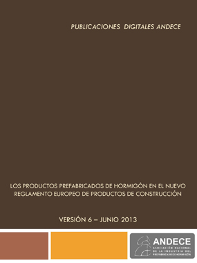 Figure 3: Help guide Andece 'Prefabricated products of concrete in the new regulation of products of construction'...