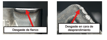 Figura 12: Modos de desgaste
