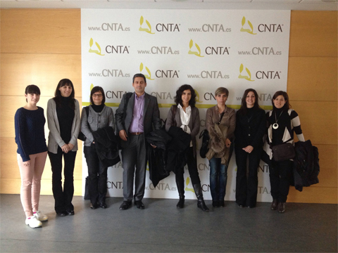 Representantes del equipo de trabajo del Proyecto Innpact en una reciente reunin en CNTA