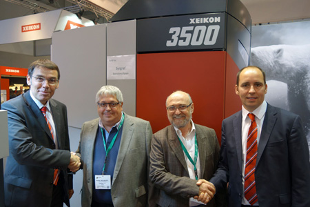 Representantes de Syrgraf en la feria LabelExpo